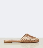 Aquazzura Sweet Surrender satin mules