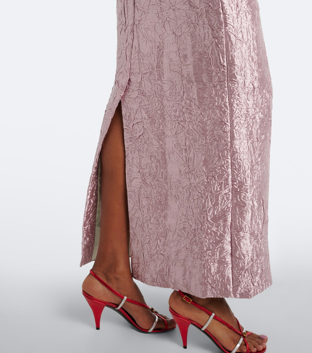 Versace Duchess satin gown