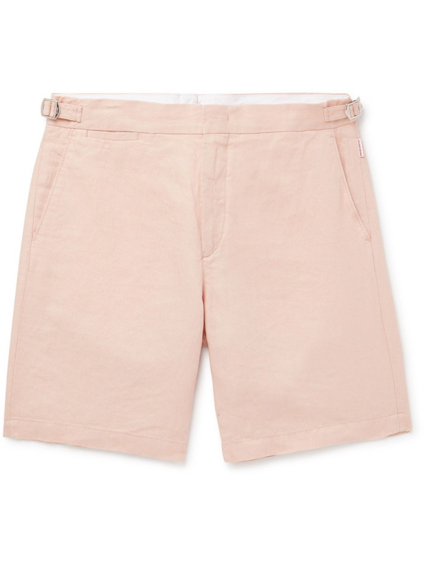 Photo: ORLEBAR BROWN - Norwich Slim-Fit Linen Shorts - Pink