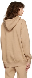 Nike Beige Essential Collection Oversized Fleece Hoodie