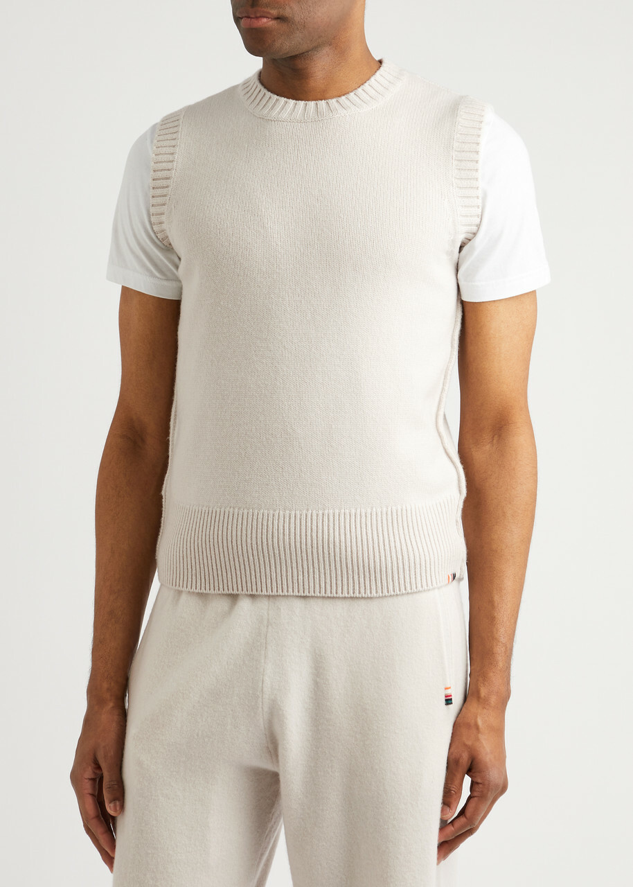 Extreme Cashmere N°252 Layer Cashmere Vest - Cream - One Size