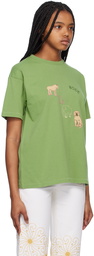 Bode Green Tiny Zoo T-Shirt