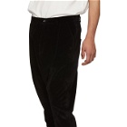 D by D Black Dropped Inseam Trousers