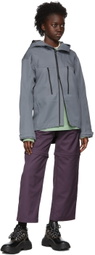 GR10K Purple Polyester Trousers