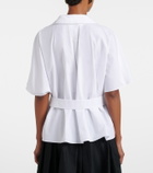'S Max Mara Carisma belted cotton poplin shirt