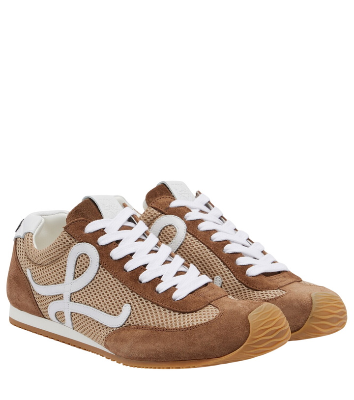 Photo: Loewe Ballet Runner 2.0 suede and mesh sneakers