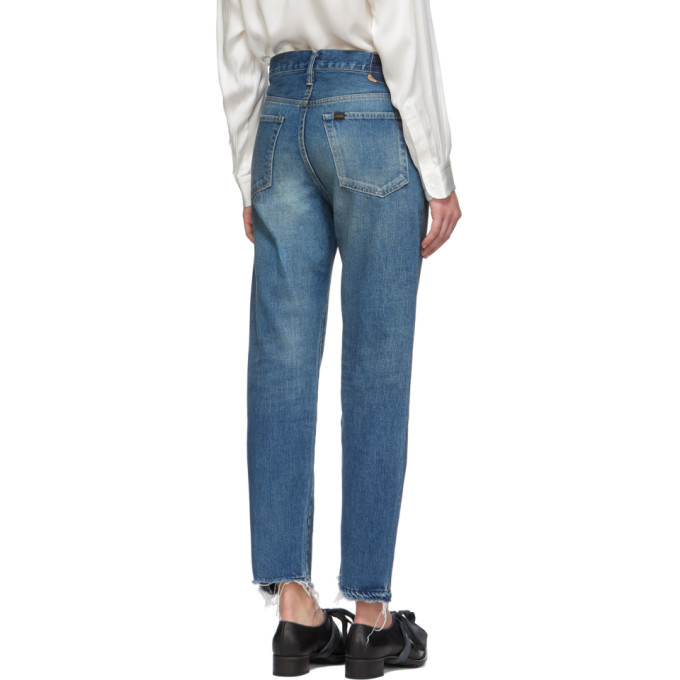 Chimala Blue Narrow Tapered Cut Selvedge Jeans