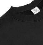 Vetements - Oversized Printed Fleece-Back Cotton-Jersey Sweatshirt - Men - Black