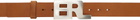 ERL Tan Logo Hardware Belt