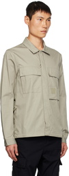 C.P. Company Taupe Flap Pocket Shirt