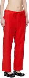 Bless Red Bathrobejogger Lounge Pants