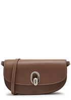 Savette Tondo Leather Shoulder bag - Taupe - One Size