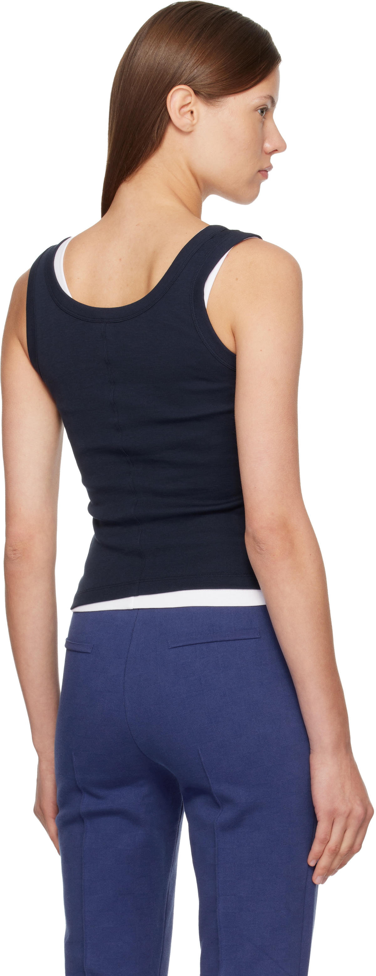 FLORE FLORE Navy Hillie Tank Top