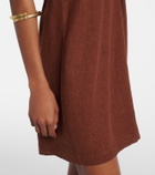 ViX Paula Hermanny Astera halterneck linen-blend minidress