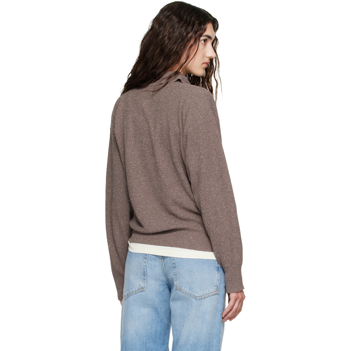 Calvin Klein Collection Brown Helga Polo