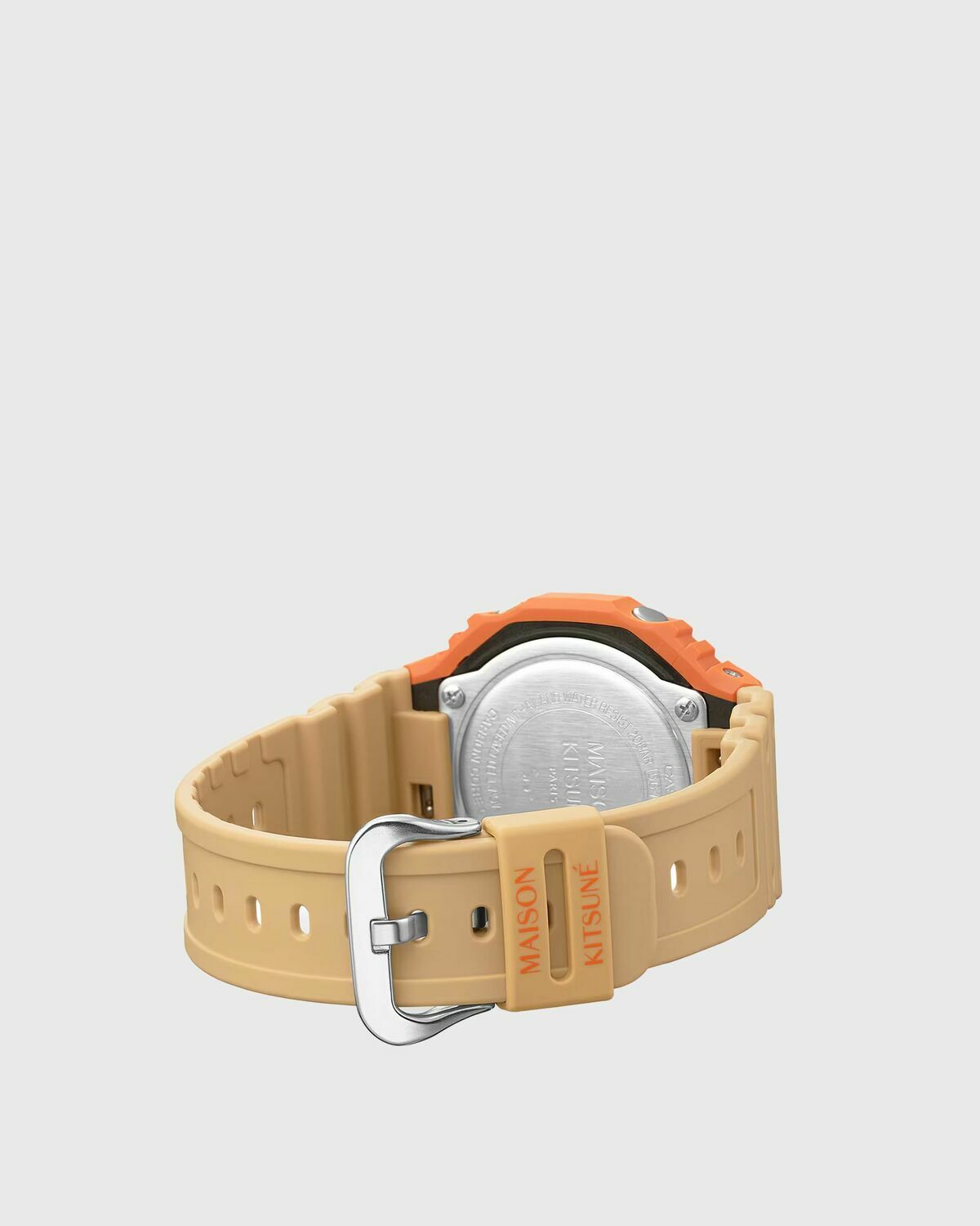 G-SHOCK X Maison Kitsune GA-2110MK orange/beige Mens Watch
