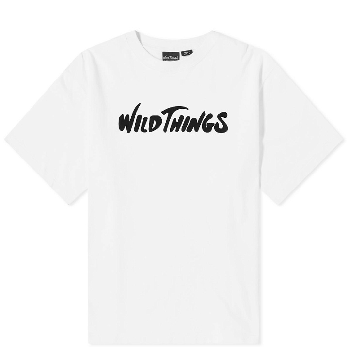 Photo: Wild Things Men's Logo T-Shirt in White