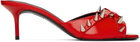 ABRA Red Heart Heeled Sandals