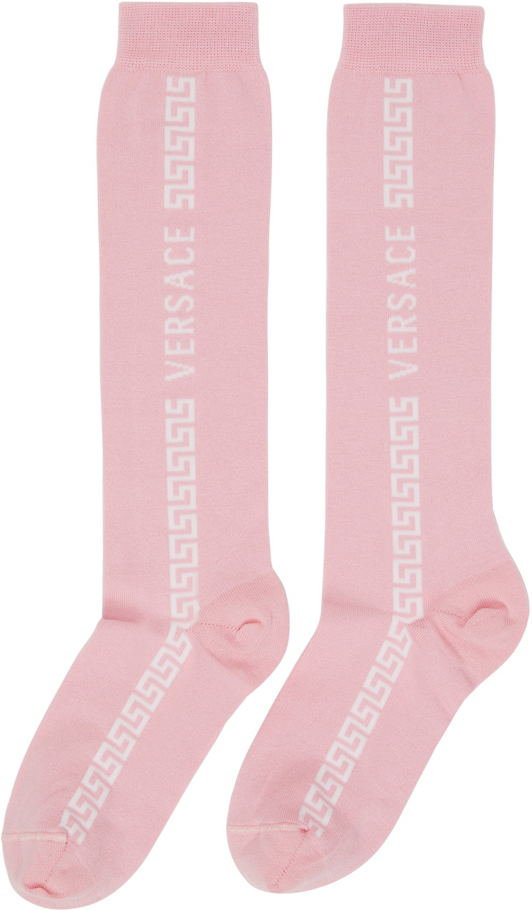 Versace Jeans Couture Leggings Pink Womens Versace