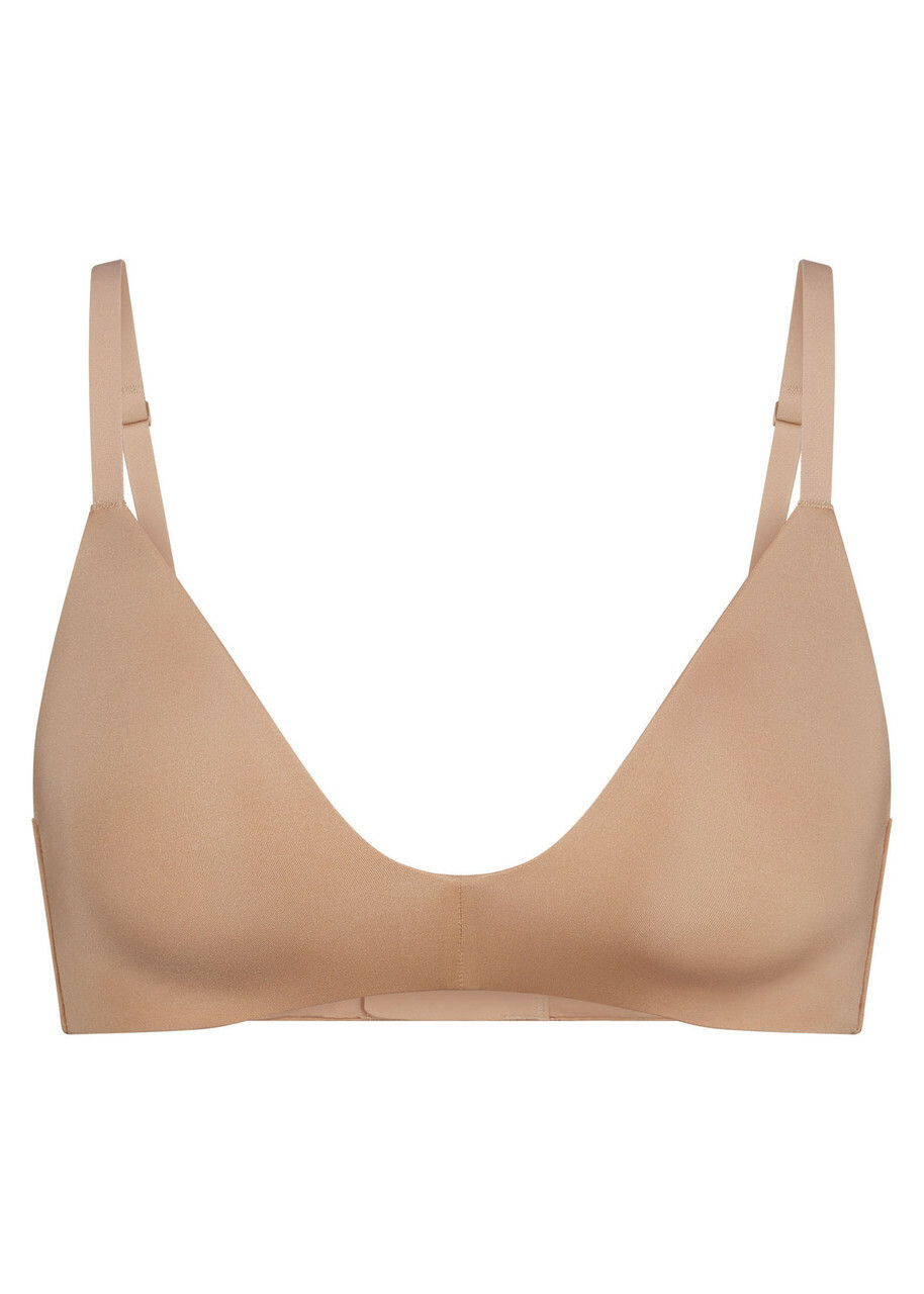 Skims Wireless Stretch-jersey T-shirt bra Beige