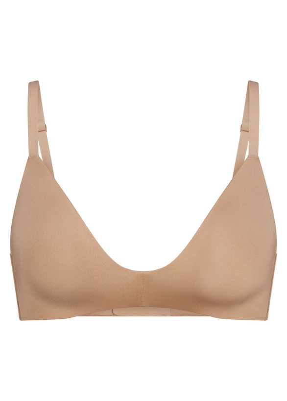 Photo: Skims Wireless Stretch-jersey T-shirt bra Beige