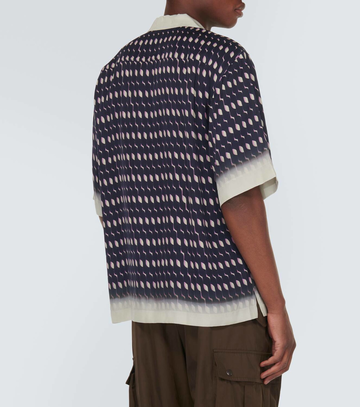 Dries Van Noten Printed bowling shirt