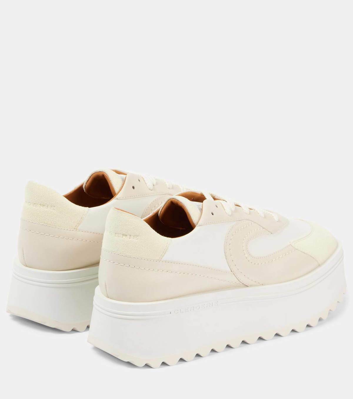 Clergerie Awake suede platform sneakers