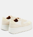 Clergerie Awake suede platform sneakers