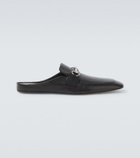 Gucci Ragazzo leather mules