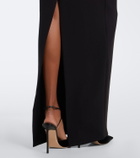 Roland Mouret Embellished crêpe gown
