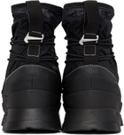 Vein Black Covered Boots