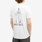 Boys Own Men's Would You Buy A  Scooter Print T-Shirt in White