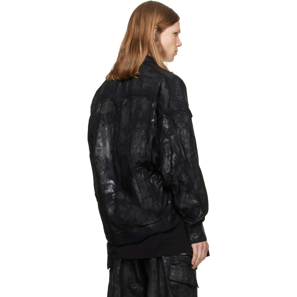 Julius Black Coated DK Denim Jacket