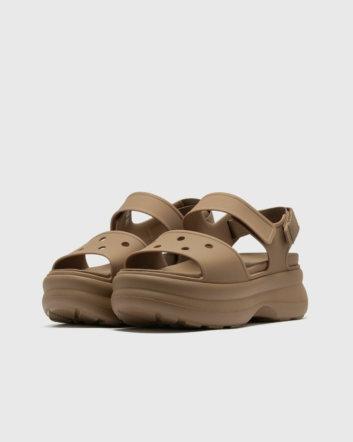 Crocs Soho Y Strap Sandal Brown Womens Sandals & Slide