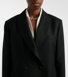 Blazé Milano Nightbreak pinstripe virgin wool blazer