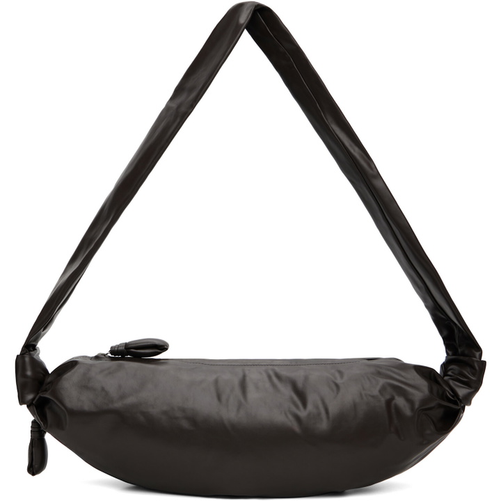 Photo: LEMAIRE Brown Medium Soft Croissant Bag