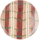 The Conran Shop Multicolor Cross Hatch Plate Set, 6 pcs