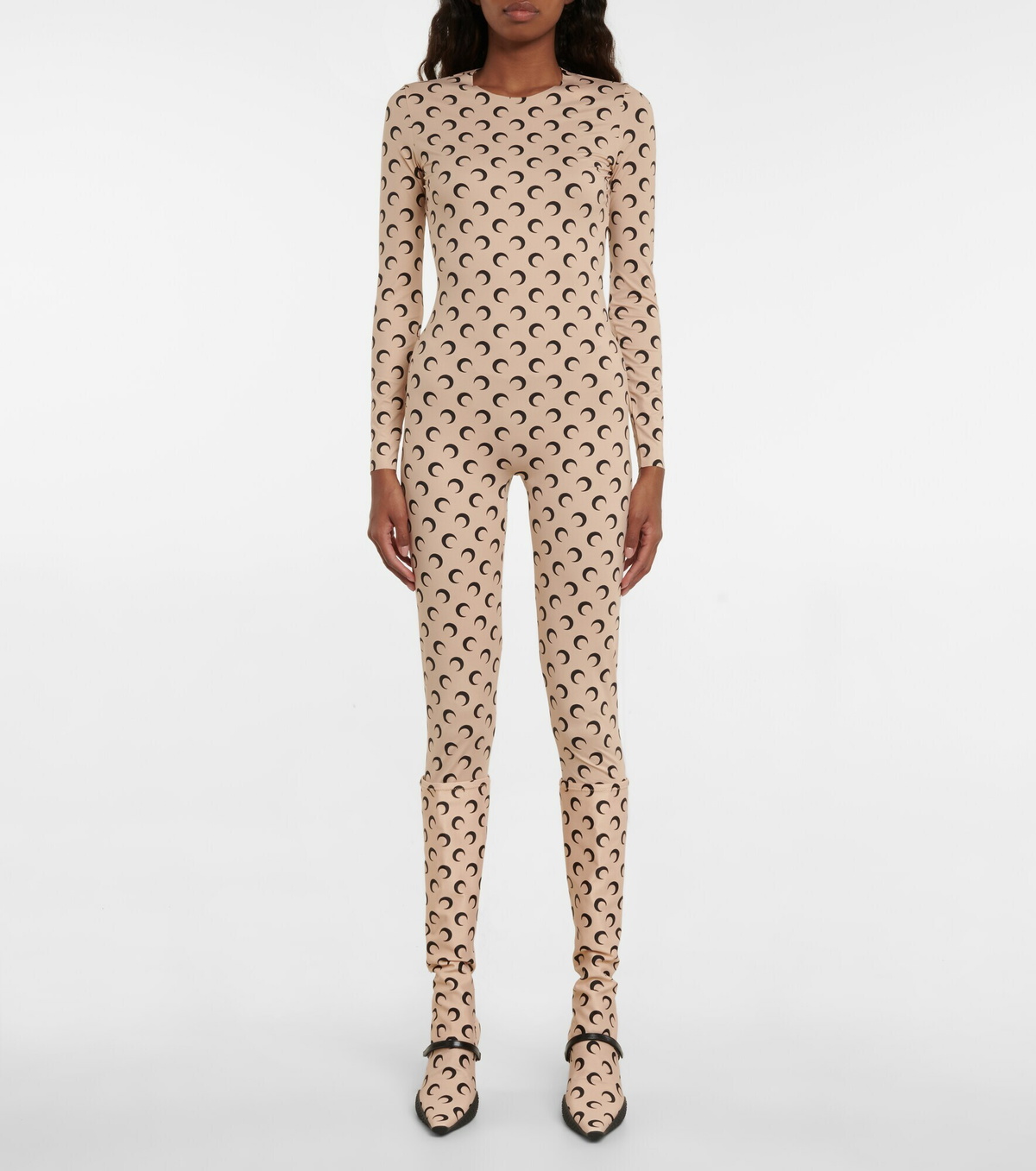 Marine Serre - Printed jersey bodysuit