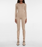 Marine Serre - Printed jersey bodysuit
