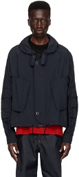 Junya Watanabe Black Stowaway Hood Jacket