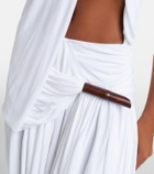 Christopher Esber Chime asymmetric draped jersey midi dress