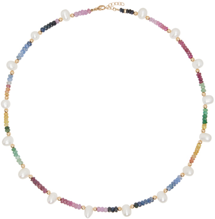 Photo: JIA JIA Multicolor Arizona Sapphire Pearl Necklace