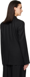 WOOYOUNGMI Black Wool Double Blazer
