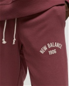New Balance Essentials Varsity Fleece Pant Red - Mens - Sweatpants