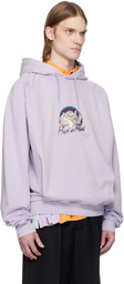 Martine Rose Purple Raglan Hoodie