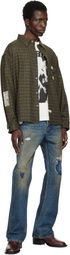 Enfants Riches Déprimés Burgundy Night Version Square Toe Franky Boots
