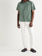 SAVE KHAKI UNITED - Button-Down Collar Cotton-Poplin Shirt - Green