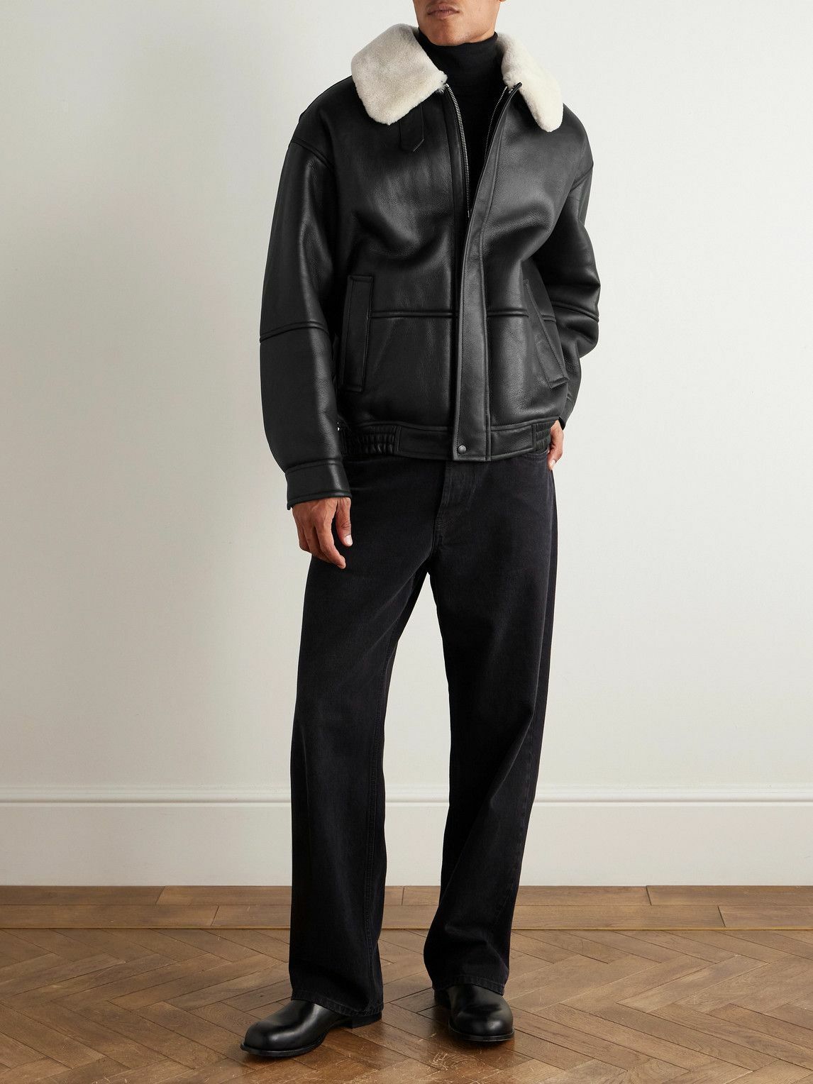 Yves Salomon - Shearling Jacket - Black
