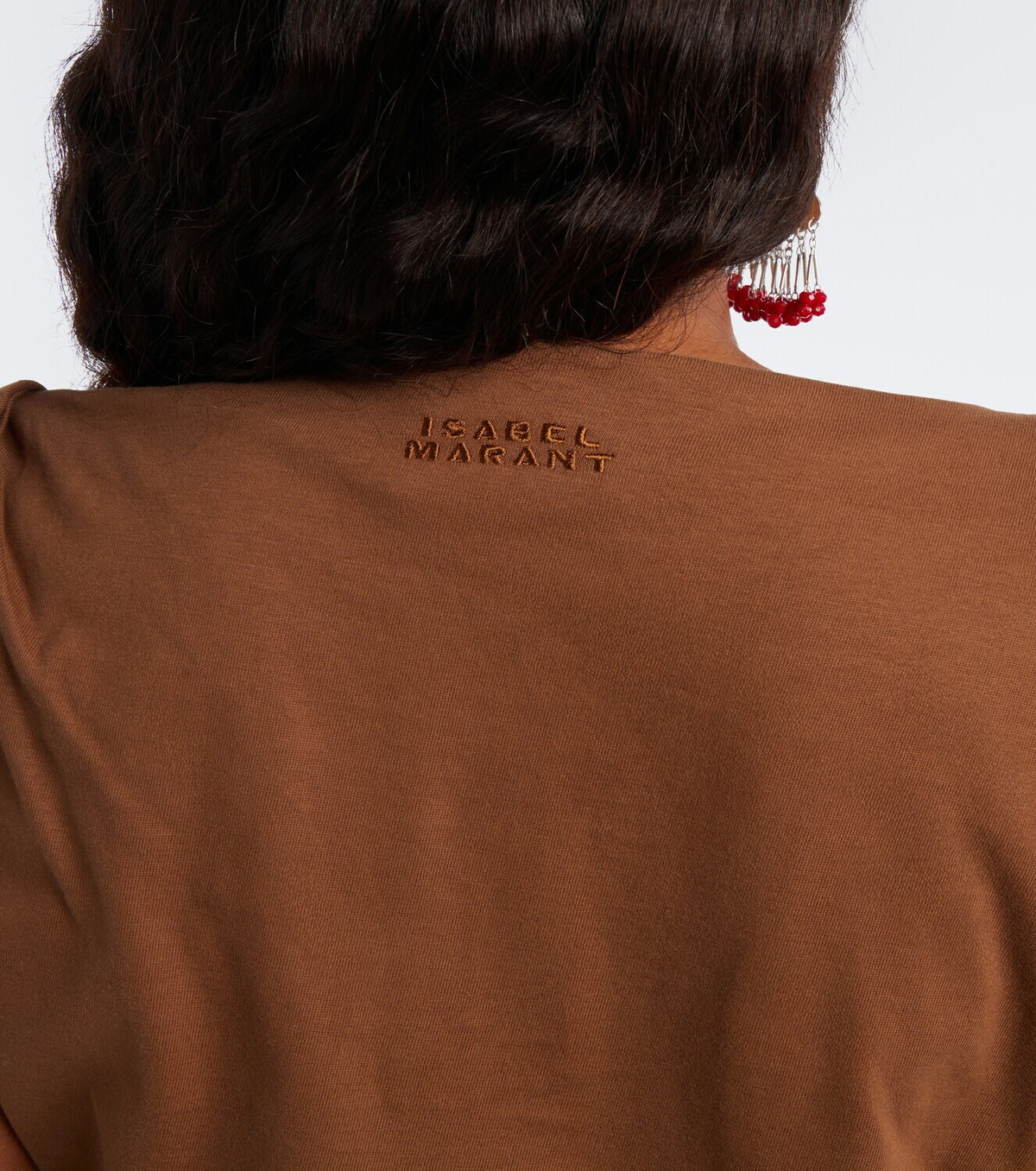 Isabel Marant Sebani asymmetric cotton top