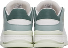 Axel Arigato White & Green Area Lo Sneakers